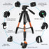 Tripod 75" Camera Tripod, Lightweight Travel Cell Phone Tripod with Wireless Remote, Professional Aluminum Tripod for