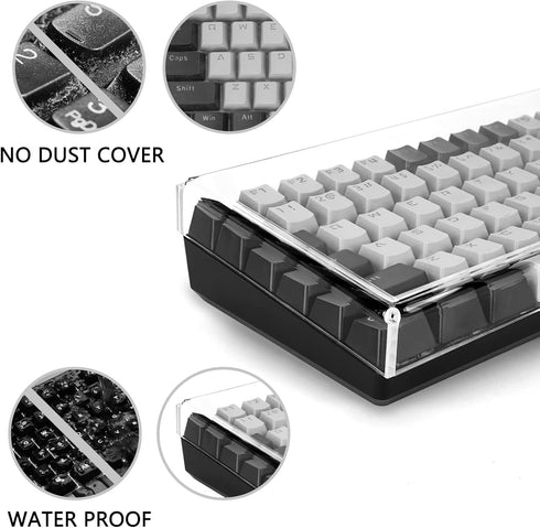 Geekria Keyboard Dust Cover - Keypads Cover for 75% Compact 84 Key Keyboard, Compatible with Logitech MX Mechanical