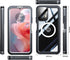 Shop Motorola Moto G Power 5G 2024 Case: Waterproof, Shockproof, 20 FT Drop Proof, IP68, Magnetic Cover - Black.