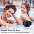 XLEADER Rose Gold Bluetooth Shower Speaker, IPX7 Waterproof Bathroom Speaker with Suction Cup, 15H Playtime, for Girls