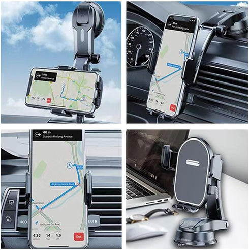 generic 360 2026 Phone Holders for Your Car, Universal Adjustable Rotatable Suction Phone Mount with Suction Cup