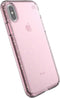 Speck Products PRESIDIO CLEAR + GLITTER Case for Apple iPhone XS/iPhone X, Bella Pink with Gold Glitter