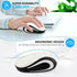 Cute Mini Wireless Mouse, Small Size Portable USB Optical Mice, 3 Buttons 1000 DPI Cordless for Laptop PC Notebook