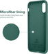 OTOFLY Compatible with iPhone X Case - Ultra Slim Fit Liquid Silicone Case with Full Body Protection, 5.8 inch (Pine
