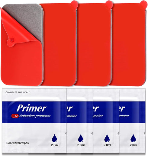 Yexiya 4 Pack Double Sided Sticky Adhesive Pads Replacement Mounting Tape for Magnetic
