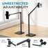InnoGear Overhead Phone Mount, Heavy Duty Aluminum Phone Stand Tabletop Cooking Tripod for Desk Flexible Cell Phone