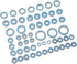 Phefop 55PCS 1/10 RC Car Bearings, Steel Sealed RC Ball Bearings Kit Remote Control Replace Parts for Remote Control