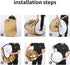 GODOX 24x36/60x90cm 5-in-1 Collapsible Photography Light Reflector, Oval Multi Disc Diffuser with Carrying Bag - Gold