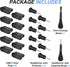 USB C Dust Plug, Silicone USB C Plug Cover Charging Port Protector Cap with Cleaning Kit for iPhone 15 Series, Samsung Galaxy S23/S22/S21/S20, Note 20/10 and All Type C Devices