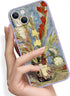 Phoenix Flower iPhone 13 Case, Van Gogh Aesthetic Art Phone Cover, Waterproof Shockproof for Women and Men, 6.1 inch