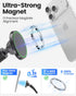 NINEFATICS 17-12 Flexible Phone Holder for Treadmill, Magnetic Gooseneck Cell Phone Mount Compatible w/ MagSafe, iPhone