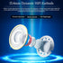 Yuandao Wired HiFi Earbuds, 15.4mm Dynamic 3.5mm Plug Flat Head Earphones with Mic, Bass Stereo IEMs for Gaming/Sport,