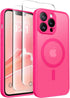 CAPRARO iPhone 13 Pro Max Case: Magnetic, Compatible with MagSafe, Shockproof Protective Slim Translucent Matte - 6.7''