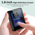 VANSING 1.8 inch MP3 32GB MP3 512GB, Player with Bluetooth, Digital Music Player for Kids, Portable Mini Bluetooth