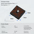 Leftfoto 40mm Arca Swiss Metal Universal Camera Quick Release Plate Fits Arca Type Clamp for DSLR Camera Tripod