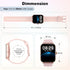 Fitpolo Fitness Tracker - Smart Watch with Heart Rate Monitor, 1.8 inches Color Touch Screen, IP68 Waterproof for Men