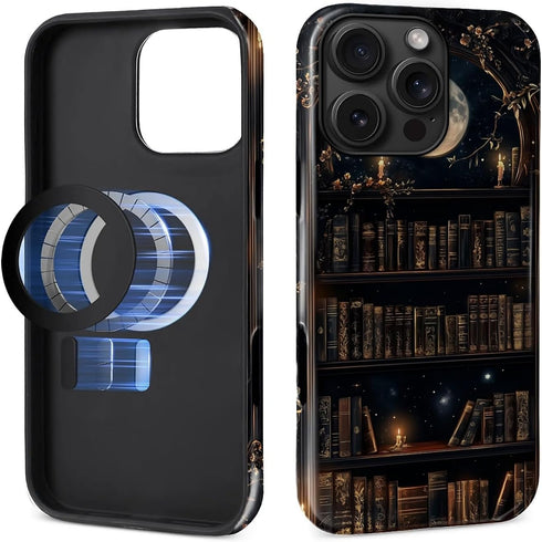 MQJCYB Magnetic Case for iPhone 16 Pro Max Design,Compatible with MagSafe,Slim Protective Soft