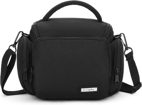 G-raphy Camera Bag Case, Shoulder Bag for DSLR SRL Photography Accessories with Removal Straps for Women Men