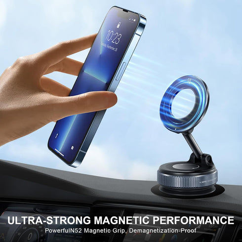 Jamboa Car360 Car Phone Holder, Magnetic Phone Holder for Adjustable Magnetic Cell Phone Holder, Pocket Size Foldable