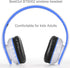 2024 Kids Bluetooth Headphones BT6002 - Wireless Headset for School, Foldable, 18 Hours for PC/Phone/TV.