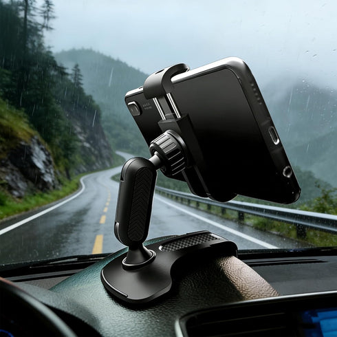 KoiLuvGo 360 4-7 Inch Universal Car Phone Holder, Degree Rotating Holder, Car Dashboard Phone Holder, Multifunctional