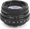 Large Aperture Lens, 35mm F1.6 C Mount, Aluminum Alloy Optical Glass, Manual Fixed Focus Portrait Camera Lens Accessory