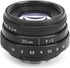 Large Aperture Lens, 35mm F1.6 C Mount, Aluminum Alloy Optical Glass, Manual Fixed Focus Portrait Camera Lens Accessory
