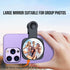 WOWNOVA 2.36" Clip Selfie Mirror for Phone Back Camera - Live Streaming, Vlogging, HD Reflective Clip Compatible