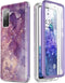 Esdot Samsung Galaxy S20 FE Case, Built-in Screen Protector with Fashionable Designs for Women, Protective Phone Case