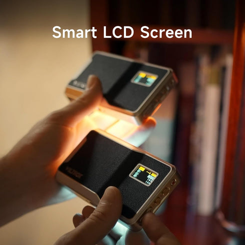 VILTROX 6000mAh RGB Video Light, Bluetooth Control On Camera Video Light, All Metal RGB Portable LED Photography