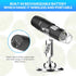 Handheld Digital Microscope Wireless Portable for Kids Adults 50x-1000x Magnification with 360 Rotate Stand