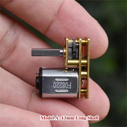 ATNVSE N20 5V 6V 110RPM 1Pcs(Model Mini Full Metal Gear Motor DC Slow Speed Inverted Shaft Gearbox Gear Reducer Motor