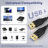CIQILY 10FT,USB 3.0 USB A to USB A Cable to USB Cable,USB A Male to Male Cable Double End USB Cord Compatible for Hard