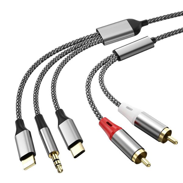 Liaoan Weiyu Three in one RCA Audio Cable, Used to Connect RCA Cable Adapter,