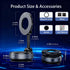 AntoFlash 360 Vacuum Magnetic Car Phone Holder for Your Car, Adjustable Car Phone Mount, Foldable Car Mount