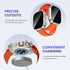 Goton 2 in 1 Privacy Waterproof Case for Apple Watch Ultra/Ultra 2, Screen Protector 49mm, Anti Spy Glass + Back Bumper