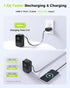 CHARCO 45W, 10000mAh Pack 17/16 Portable Charger Power Bank Fast Charging Battery Charger Portable with Retractable USB