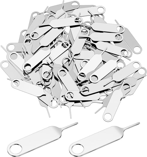 Heclia 100PCS Set Hecila SIM Card Removal Tool Universal Sim Card Tray Removal Key Tray Ejectors Pins Waterproof