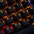 Black White Cherry Profile PBT Double Shot 104 108 ANSI ISO Top Print Shine Through Translucent Backlit Keycap for MX