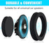 6.5" Foam Speaker Enhancer System Sponge Kit for Universal Drivers, Self Adhesive Car Door Speaker Foam Rings (4)