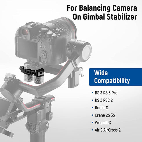 NEEWER Gimbal Counterweights and Clamp Kit, Compatible with DJI Ronin RS4 Pro RS4 RS3 Pro RS3 RS2 RSC2