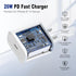 20W USB C Fast Charger Block with 6FT Type C Lightning Cable, USB Wall Charger Adapter for iPhone 14/13/12/11