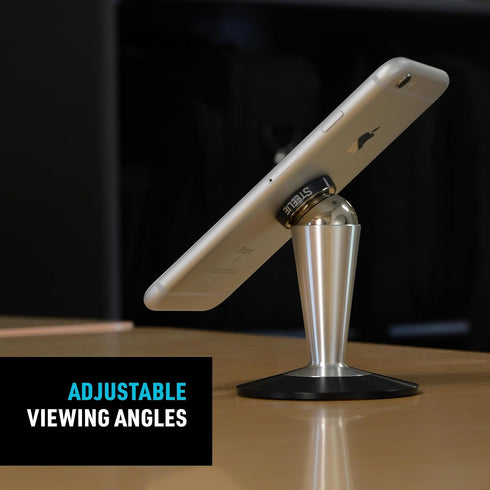 Nite Ize Steelie Pedestal Mount, Additional Magnetic Cell Phone Stand for Steelie Mounting Systems