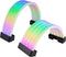 TECWARE Flex RGB PSU Extension Cable Cover Kit with Light Up LED Strip Set for GPU and Motherboard Cables