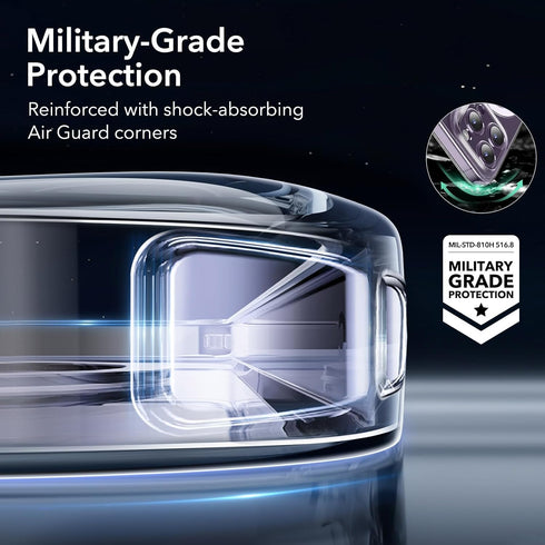 ESR iPhone 14 Pro Case, Clear Zero Series Compatible with MagSafe, Military-Grade Protection, Resists Yellowing