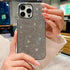 Casechics Compatible with iPhone Case,Crystal Glitter Diamond Protection Bling Sparkle Rhinestone Soft Shockproof Cover Phone Case (White,iPhone 14 Plus)