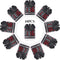 10 Pieces 2-in-1 Lipo Battery Voltage Tester Low Voltage Buzzer Alarm for 1-8s Battery Capacity Monitor