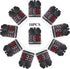 10 Pieces 2-in-1 Lipo Battery Voltage Tester Low Voltage Buzzer Alarm for 1-8s Battery Capacity Monitor