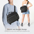 Waterproof Crossbody Camera Sling Bag with Tripod Holder, Compatible with Canon/Nikon/Sony/Fuji DSLR/SLR/Mirrorless