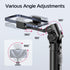 ULANZI MT-70 63" 2 360 Extendable Tripod, Selfie Stick Vlog Tripod Stand with Phone Clips as Teleprompter, Rotate